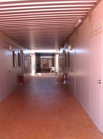 Accommodation block, Leonora immigration detention facility