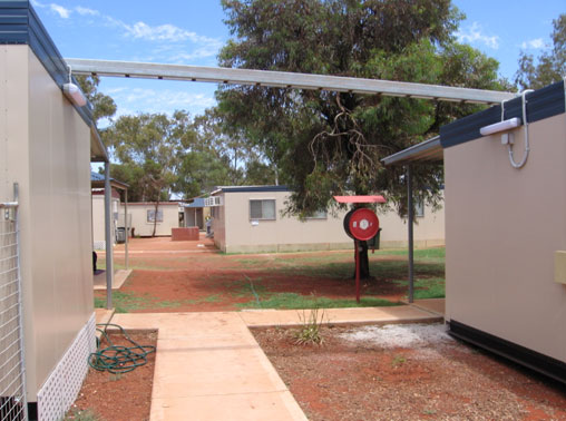 Accommodation blocks, Leonora immigration detention facility