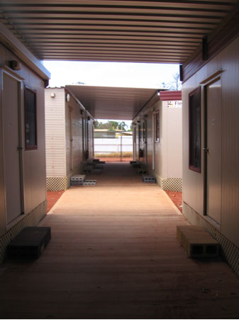 Accommodation block, Leonora immigration detention facility