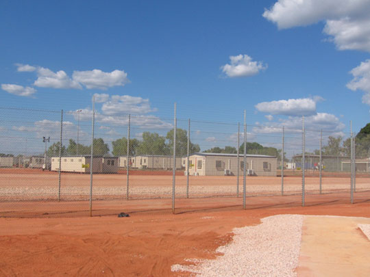 Description: Looking into Curtin IDC through perimeter fence, May 2011