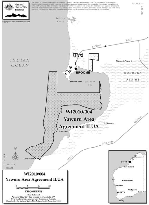 Map 2.1: Yawuru Area ILUA