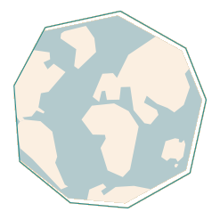 Illustration of a world globe