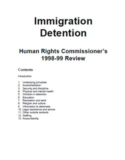 Cover of Review of Immigration Detention Centres