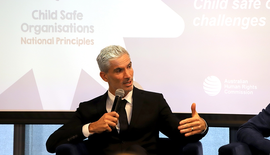 Craig Foster speaking