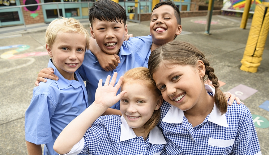 Australian school kids