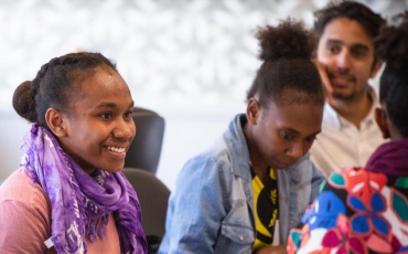 Kaycee Nimoho and Vanessa John of Vanuatu speak about ending violence against children and creating environments that support mental health and resilience.