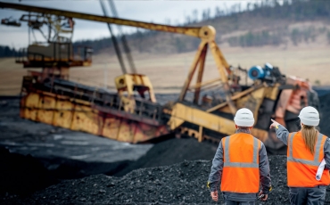 Coal mining workers