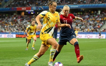 Women playing soccer professionally