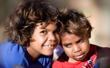 Two First Nations boys