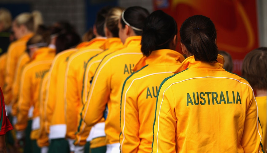 FIFA team in Australia coats