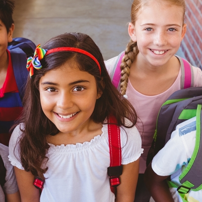 children smiling