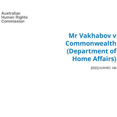 mr vakhabov v cth 2022 aushrc report