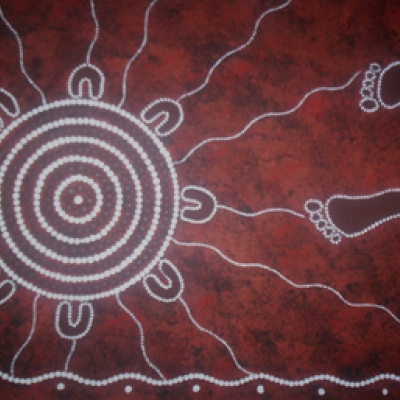 Aboriginal art  - Coming Home (c) Beverley Grant